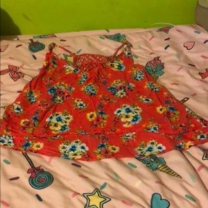 Aeropostale Floral Tank Top